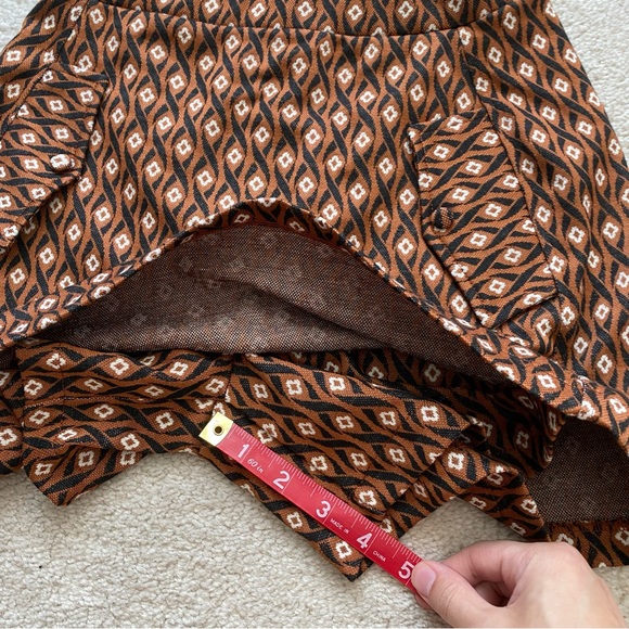 ZARA PATTERNED WOVEN SKORT (KIDS) - Picture 4 of 9